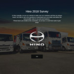 Win 1 of 3 $100 Fuel Cards from Hino Motor Sales