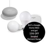 Sengled Element Classic A60 Smart Bulb Starter Kit + Google Home Mini (Chalk) $163 and More @ Nimbull Smart Home