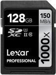 Lexar Professional 1000x 128GB SDXC Memory Card US $55.49 (~AU $79.98) Delivered @ Amazon US