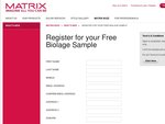 Free Sample of Matrix Biolage
