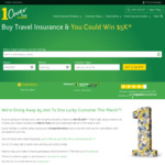 Win $5,000 Cash from 1Cover Travel Insurance