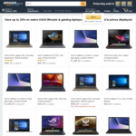 [Amazon Prime] 25% on Select ASUS Lifestyle & Gaming Laptops (ASUS ZenBook 14 $1,498.5, ASUS TUF Gaming FX505 $974) @ Amazon AU