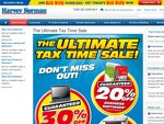 Harvey Norman - Tax Time Sale 30% off All Computers, 20% of All Software and 35% of Printers