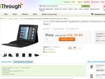 2 in 1 Slim Bluetooth Keyboard Leather Protective Case for iPad 2 $39.18 shipped (Weekend Deal)