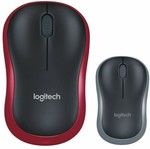 Logitech M185 Wireless Mouse (Black/Red) $9 @ Harvey Norman