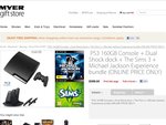 PS3 160GB Console & 2 Games & Controller Dock, $399 Delivered @ MYER