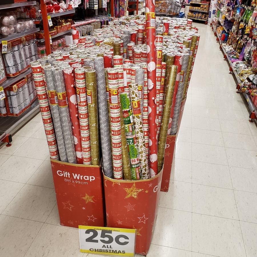 All Christmas Stock $0.25 Each @ The Reject Shop  OzBargain