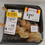 MSC Sweet Chilli Prawn Skewers (Coles Asquith) Only $1.97!!