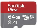 SanDisk 64GB Ultra Micro SDXC $13 + Delivery ($0 C&C /Prime /$39 Spend /$55 Spend)  @ Officeworks, Amazon AU, Harvey Norman