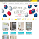 26% off Custom Honeycomb Blinds | 15% off Curtains, Venetians, Rollers & Romans @ Venetablinds.com.au