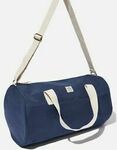 Typo Unisex Canvas Barrel Bag (Blue) $12 + Delivery ($0 with eBay Plus or $60 Spend) @ Cotton On eBay
