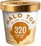Halo Top Sea Salt Caramel Ice Cream Tub 473ml $4.50 @ Woolworths