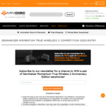 Win Sennheiser Momentum True Wireless 2 Anniversary Edition Earphones Worth $499 from Minidisc
