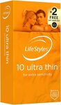 LifeStyles Ultra Thin Condoms 10pk $3.99, Regular Condom 40 Pack $7.99, Zero 20 Pack $8.99 + Delivery ($0 w/ Prime) @ Amazon AU