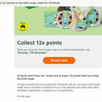 12x Points When You Shop The Gold Range - Woolworths @ Everyday Rewards