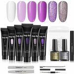 TOMICCA Poly UV Gel Nail Kit Purple Collection $39.99 Delivered @ Tomicca via Amazon AU