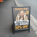 [NSW] 50% off All Burger (Excludes Signature Burger) @ Burger Hub Newtown