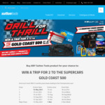 Win a Trip for 2 to the Supercars Gold Coast 500 worth $5,955 OR minor prizes from Sutton Tools [Purchase required]