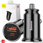 2x Baseus 30W USB-C PD & USB-A PD3.0, QC4.0 Dual Port Car Charger $14.95 ($7.48 Ea) + Delivery @ Shopping Square