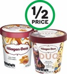 ½ Price Haagen Dazs Ice Cream Tubs 420-457ml $5.75 | 2000 Everyday Points on $100 Apple Gift Card @ Woolworths