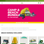 Camp & Beach Bundle $250 (Save $369.88 off RRP) in-Store Only @ Kathmandu