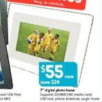 7" Digital Photo Frame for $55 only @ Kmart