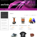 22% off DIY Musical Tesla Coil Kits (e.g. TinyTesla US$194.99 / ~A$273 + US$35.99 / ~A$50.45 Delivery) @ OneTesla