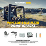 Win 1 of 5 Dometic Outdoor Packs (Armchairs/Table/Insulated Ice Box/Portable Gas Stove) Worth $1,355.90 from Dometic