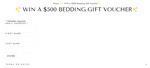 Win a $500 Bedding Gift Voucher from Eucan Sheets