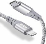ESR USB C to Lightning Cable, 3.3ft MFi-Certified - Sliver/Black $12.59 + Delivery ($0 Prime/ $39+) @ Illusdesign AU Amazon AU