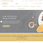 20% off Everything & Free Shipping (Min Order $25) @ Lindt