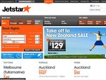 Jetstar New Zealand Return Flight for Three Main Cities from $214 Including Tax