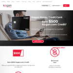 Kogan Money Credit Card | $500 Kogan.com Credit (Spend $2000, 90 Days) | No Annual Fee