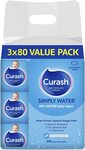Curash Simply Water Baby Wipes, 3x80 Pack $9.90 ($8.42 S&S) + Delivery ($0 with Prime/ $39 Spend) @ Amazon AU