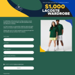 Win a $1000 Wardrobe from Lacoste