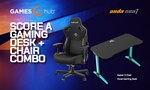 Win 1 of 2 Anda Kaiser 3 Gaming Chair and Excel Gaming Desk Combos from Gameshub