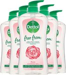 Dettol 'Free From' Shower Gel Antibacterial Rose, 3 x 950ml $13.91 + Delivery ($0 with Prime/ $39 Spend) @ Amazon AU Warehouse