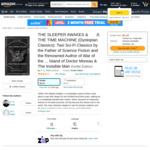 [eBook] The Sleeper Awakes & The Time Machine by H. G. Wells - Free Kindle Edition @ Amazon AU, UK, US