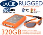 Lacie 320GB Rugged 2.5" Portable HDD - $129.95 + P&H