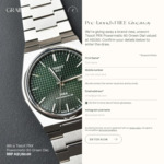 Win a Tissot PRX Powermatic 80 Green Dial Watch Worth $1,150 from Grail Flex