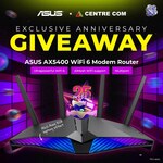 Win an ASUS DSL-AX82U Wi-Fi 6 Modem Router Worth $399 from Centre Com
