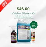 Outdoor Cleaning Starter Kit $46 + Delivery ($0 over $150 Spend to NSW or VIC) @ Euca