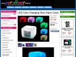 $1.99 LED Glowing Color Changing Alarm Clock + $9.99 Shipping @ GetDirect.com.au