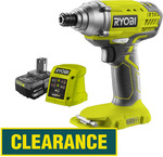 Ryobi 18V ONE+ 1.5A/4.0Ah Impact Driver Kit $149 + Delivery ($0 C&C/ in-Store/ OnePass) @ Bunnings