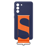 Samsung Silicone Cover with Strap (Suits Galaxy S21 FE) – Navy $1.99 + $6.99 Delivery ($0 with $80 Order) @ Pop Phones