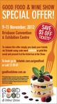 $5 OFF ENTRY to The Brisbane Good Food & Wine Show