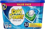 Cold Power 3in1 Triple Caps Laundry Detergent, 45 Count $15 ($13.5 S&S) + Delivery ($0 with Prime/ $59 Spend) @ Amazon AU