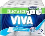 VIVA Select-A-Size Paper Towel 12 Rolls $15 ($13.50 S&S) + Delivery ($0 with Prime/ $59 Spend) @ Amazon AU