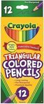 [Backorder] Crayola 12 Full Size Triangular Coloured Pencils $2 + Delivery ($0 with Prime/ $59 Spend) @ Amazon AU