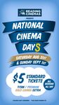 $5 Standard Movie Ticket + Online Booking Fee for Saturday 31st Aug and Sunday 1st Sep @ Reading Cinemas